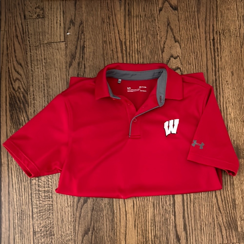 Under Armour polo- Wisconsin size S